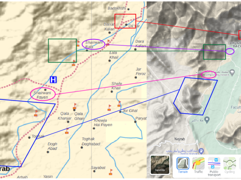 How to geolocate remote villages in Afghanistan using reference maps